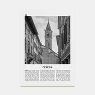 Cesena Travel B&W Poster