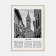 Cesena Travel B&W Poster