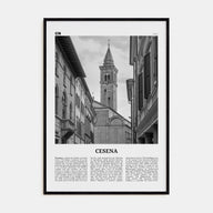 Cesena Travel B&W Poster