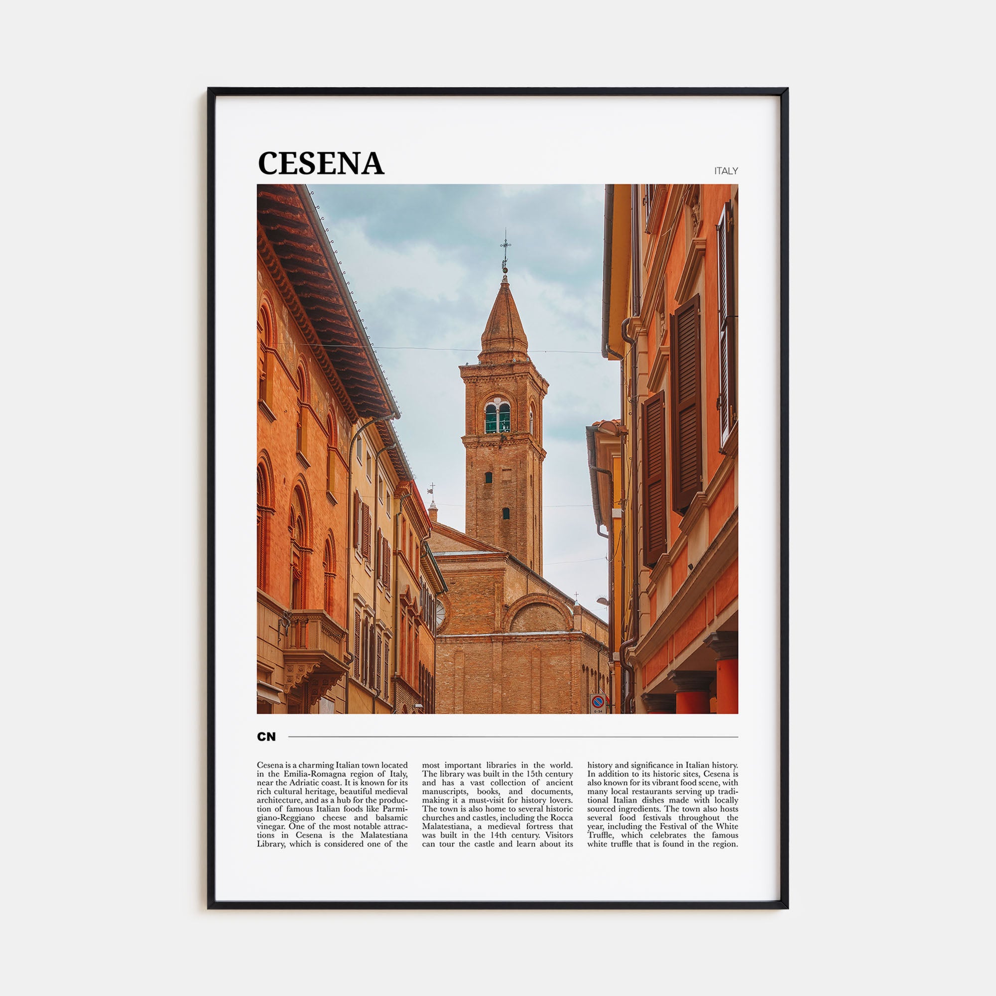 Cesena Travel Color Poster