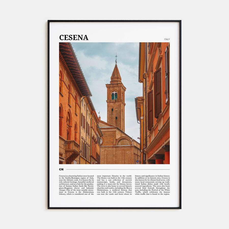 Cesena Travel Color Poster