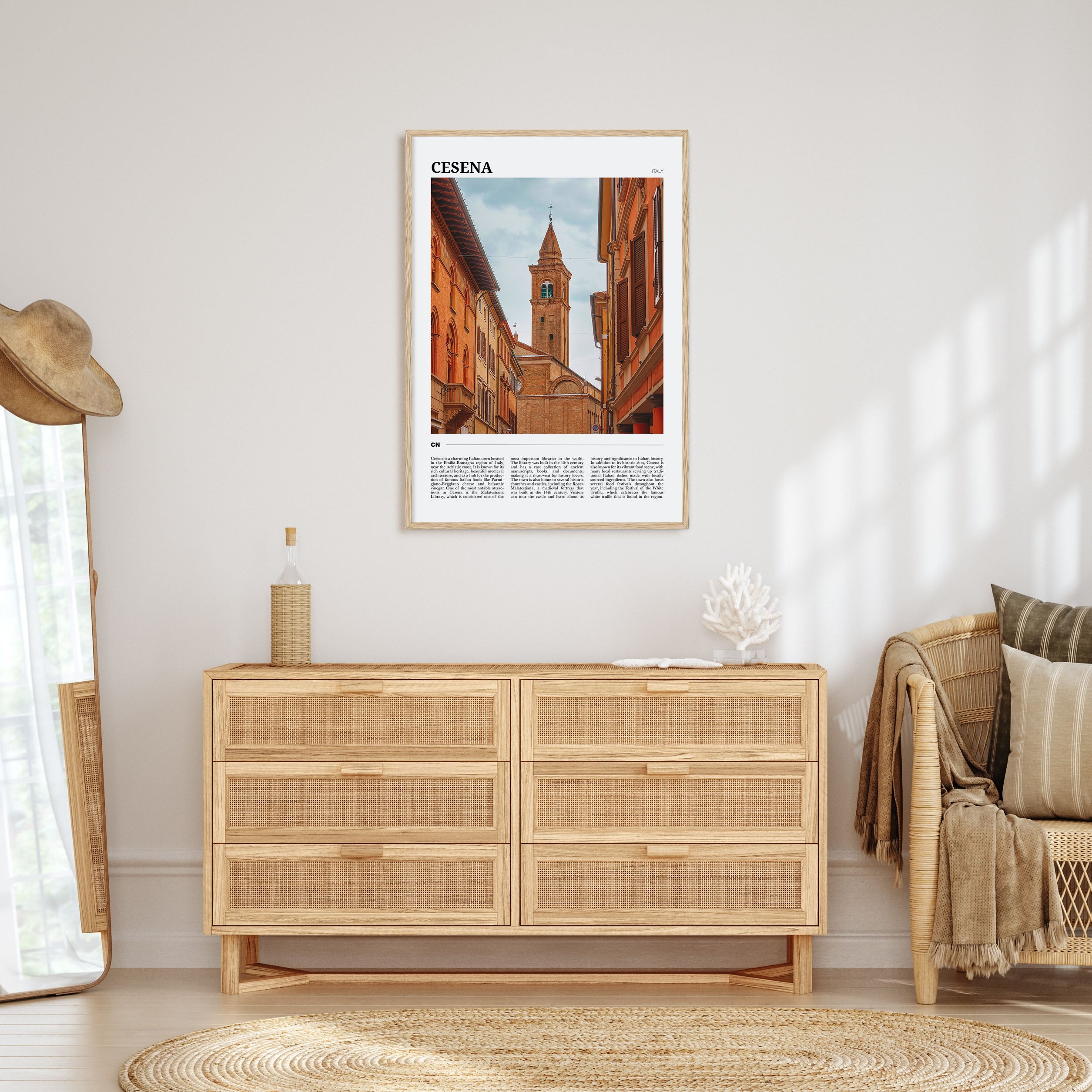 Cesena Travel Color Poster