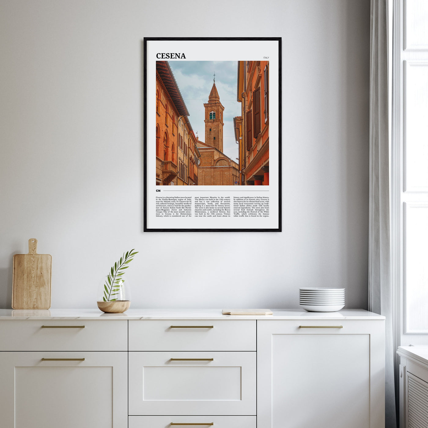Cesena Travel Color Poster