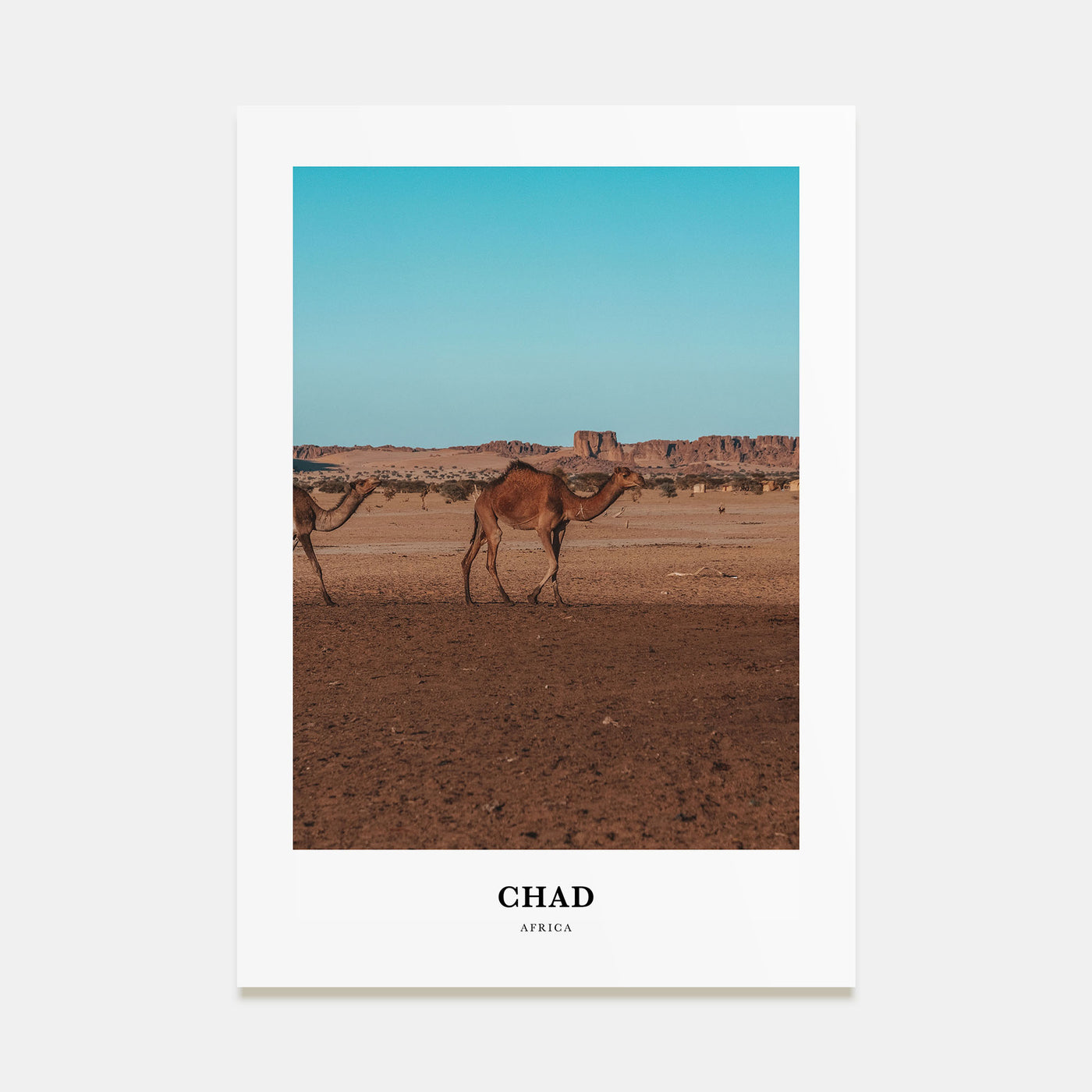 Chad Portrait Color Poster