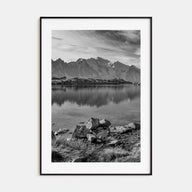 Chamonix Photo B&W Poster