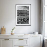 Chamonix Photo B&W Poster