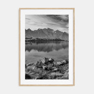 Chamonix Photo B&W Poster