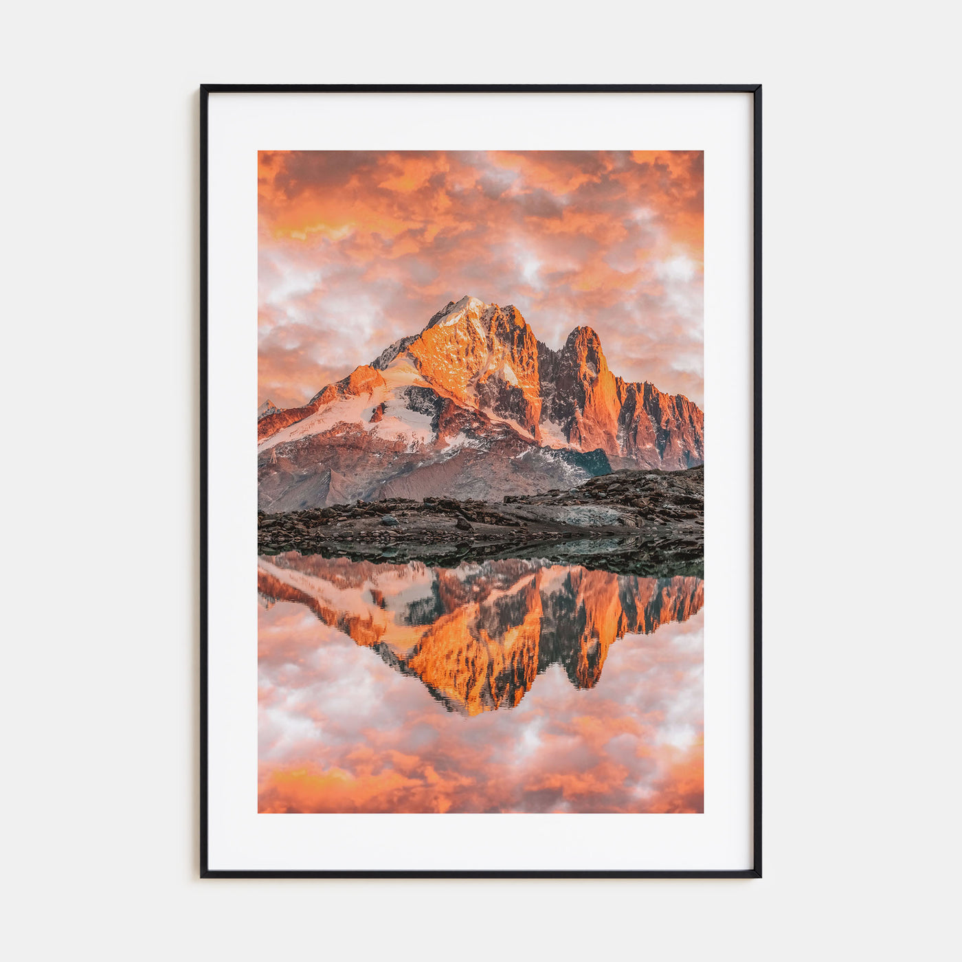 Chamonix Photo Color Poster