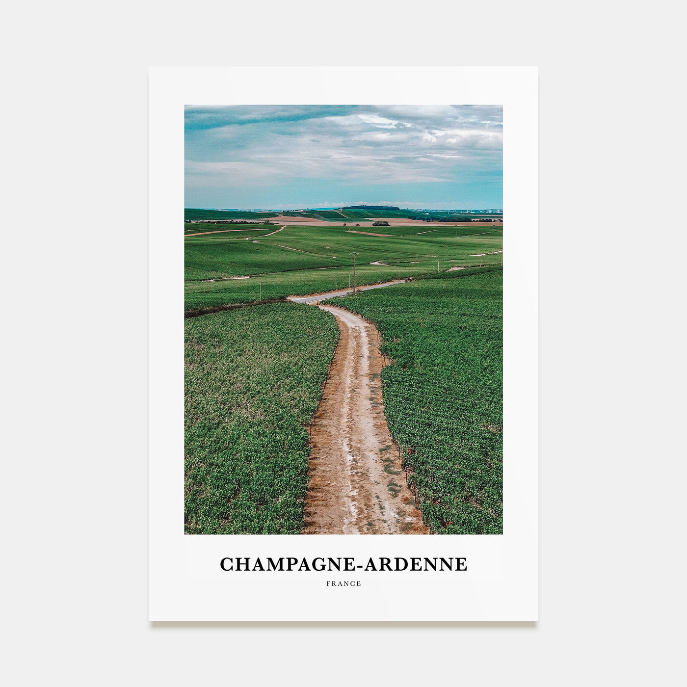 Champagne-Ardenne Portrait Color Poster