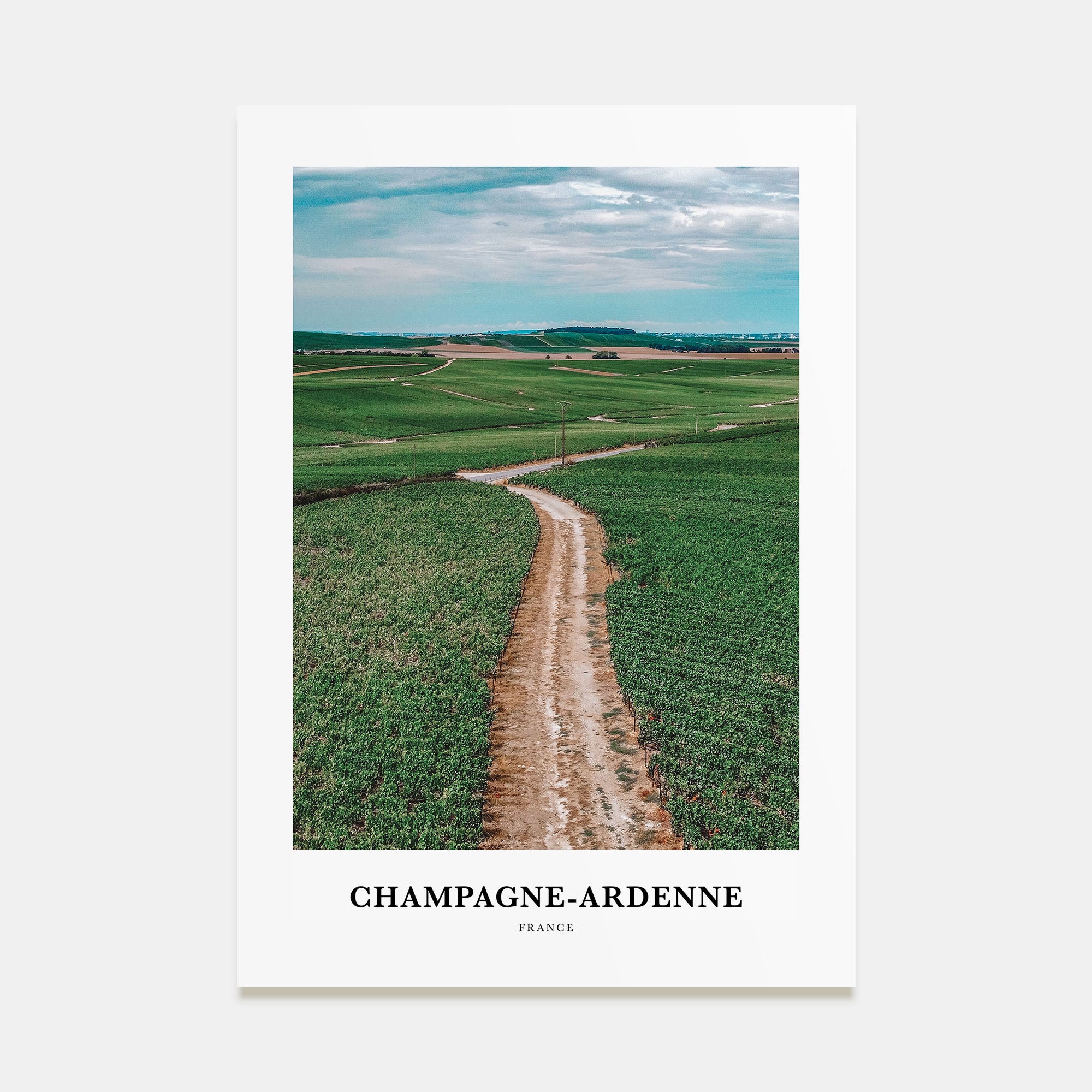 Champagne-Ardenne Portrait Color Poster