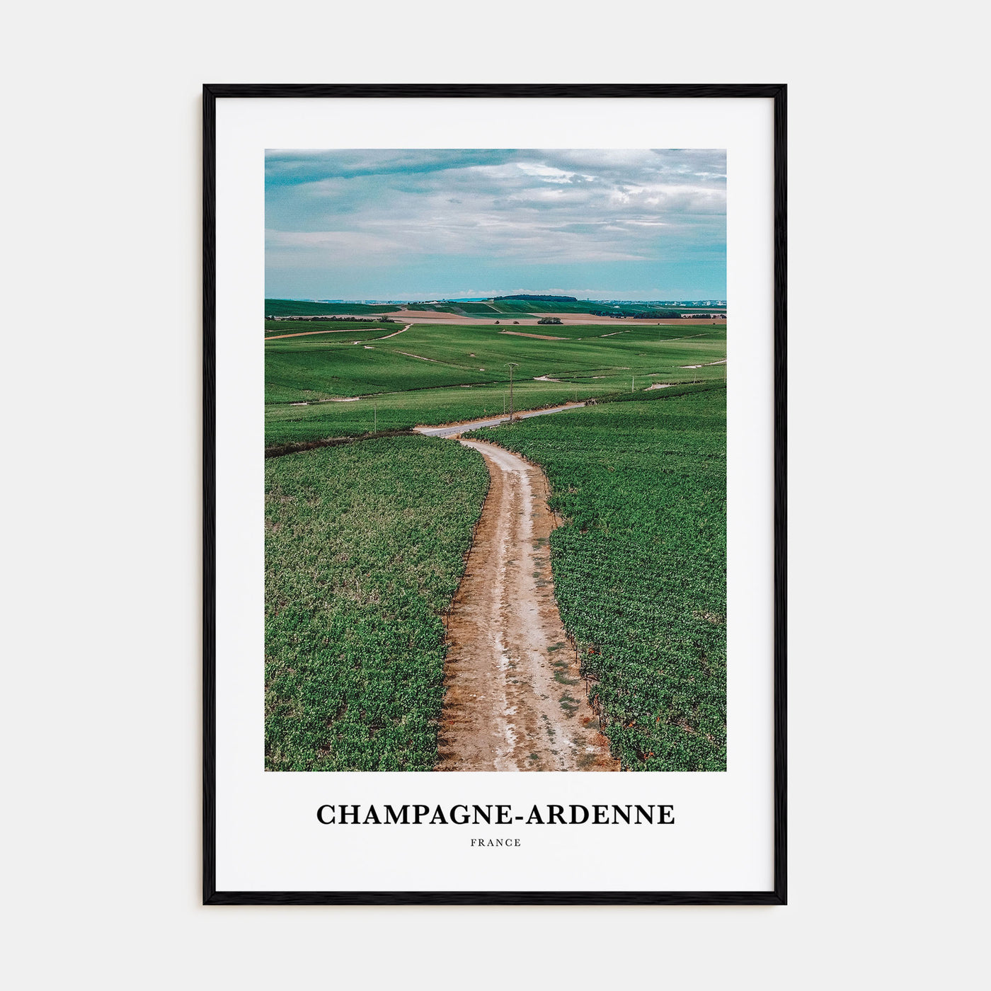 Champagne-Ardenne Portrait Color Poster
