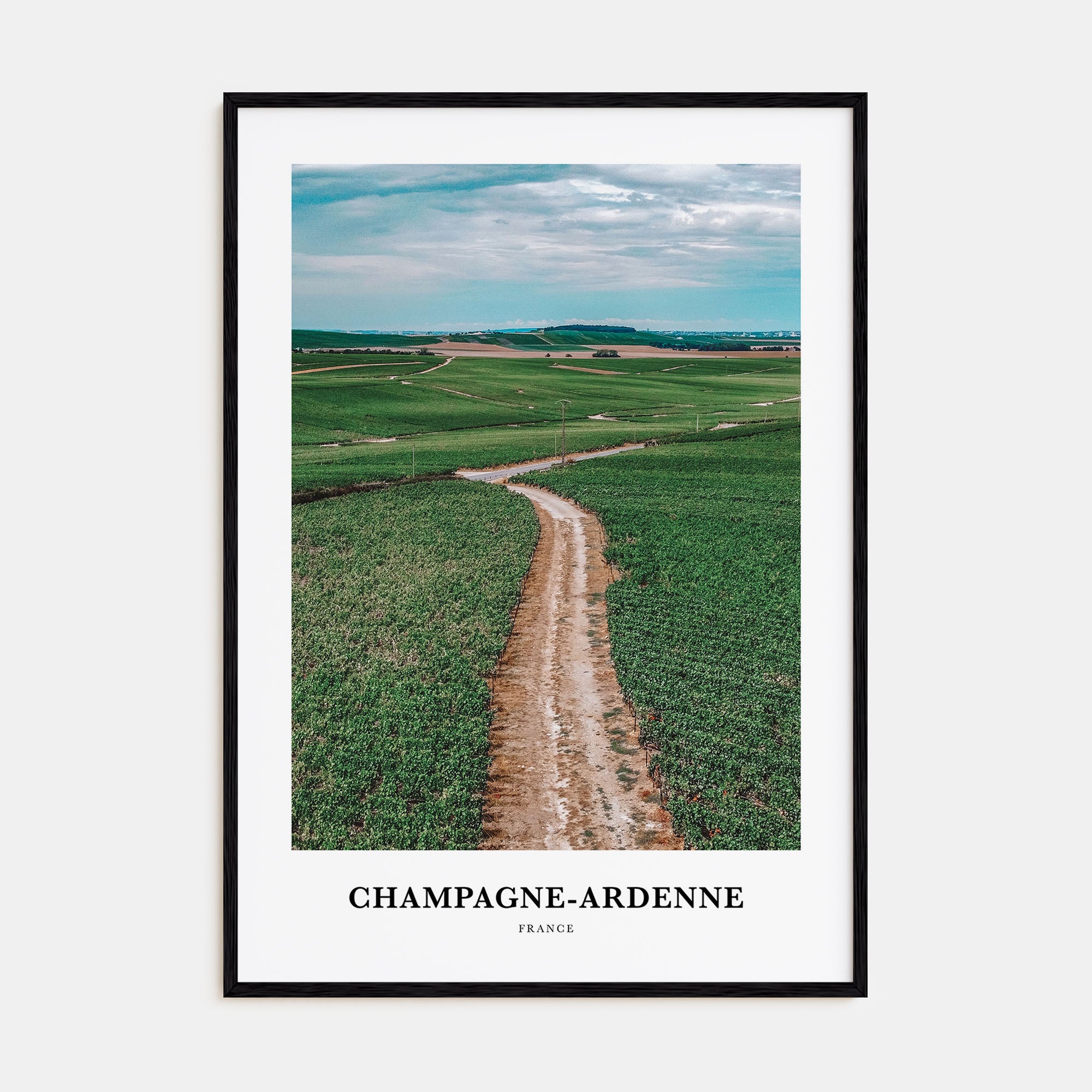 Champagne-Ardenne Portrait Color Poster