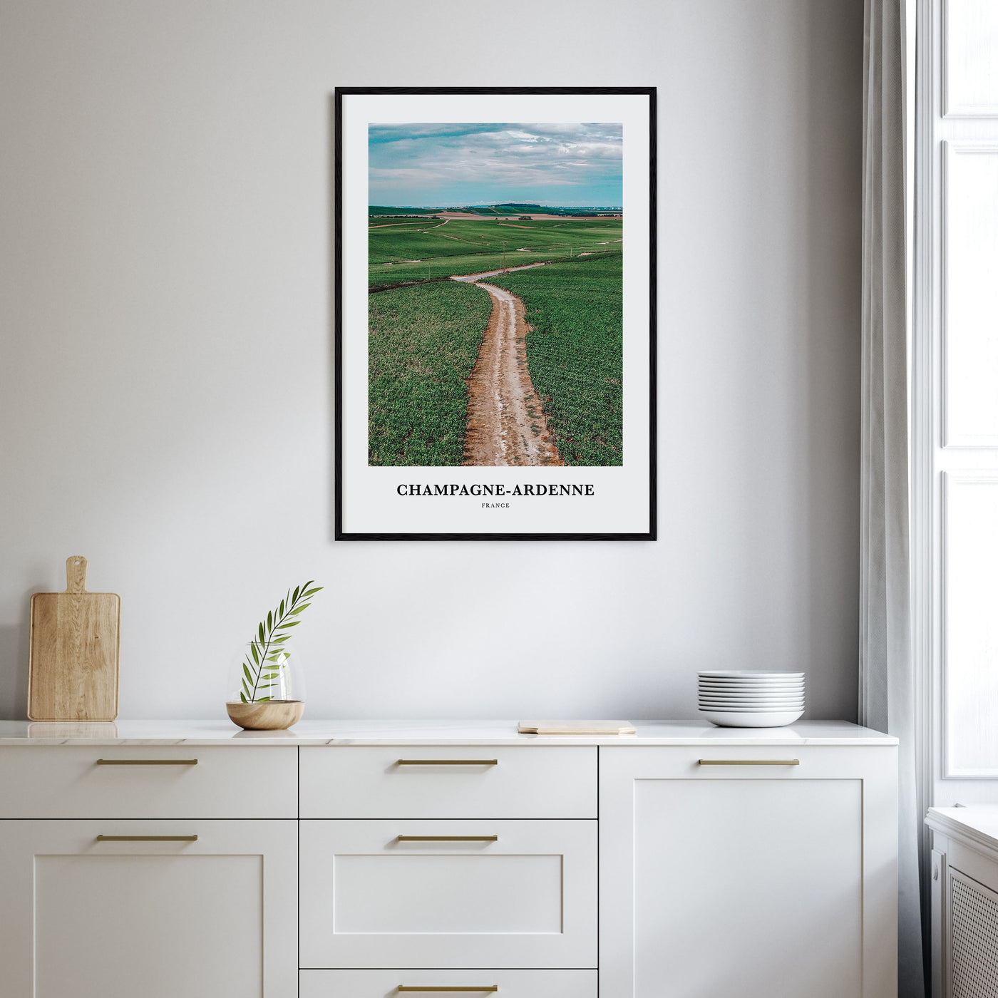 Champagne-Ardenne Portrait Color Poster