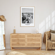 Champaign Portrait B&W Poster