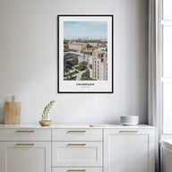 Champaign Portrait Color Poster