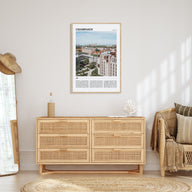 Champaign Travel Color Poster