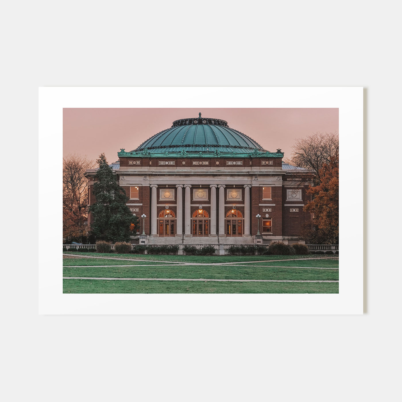 Champaign-Urbana Landscape Color Poster