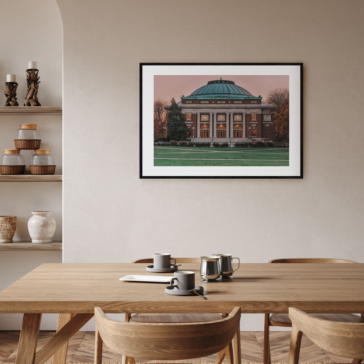 Champaign-Urbana Landscape Color Poster
