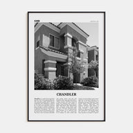 Chandler Travel B&W Poster