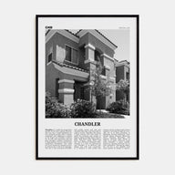 Chandler Travel B&W Poster