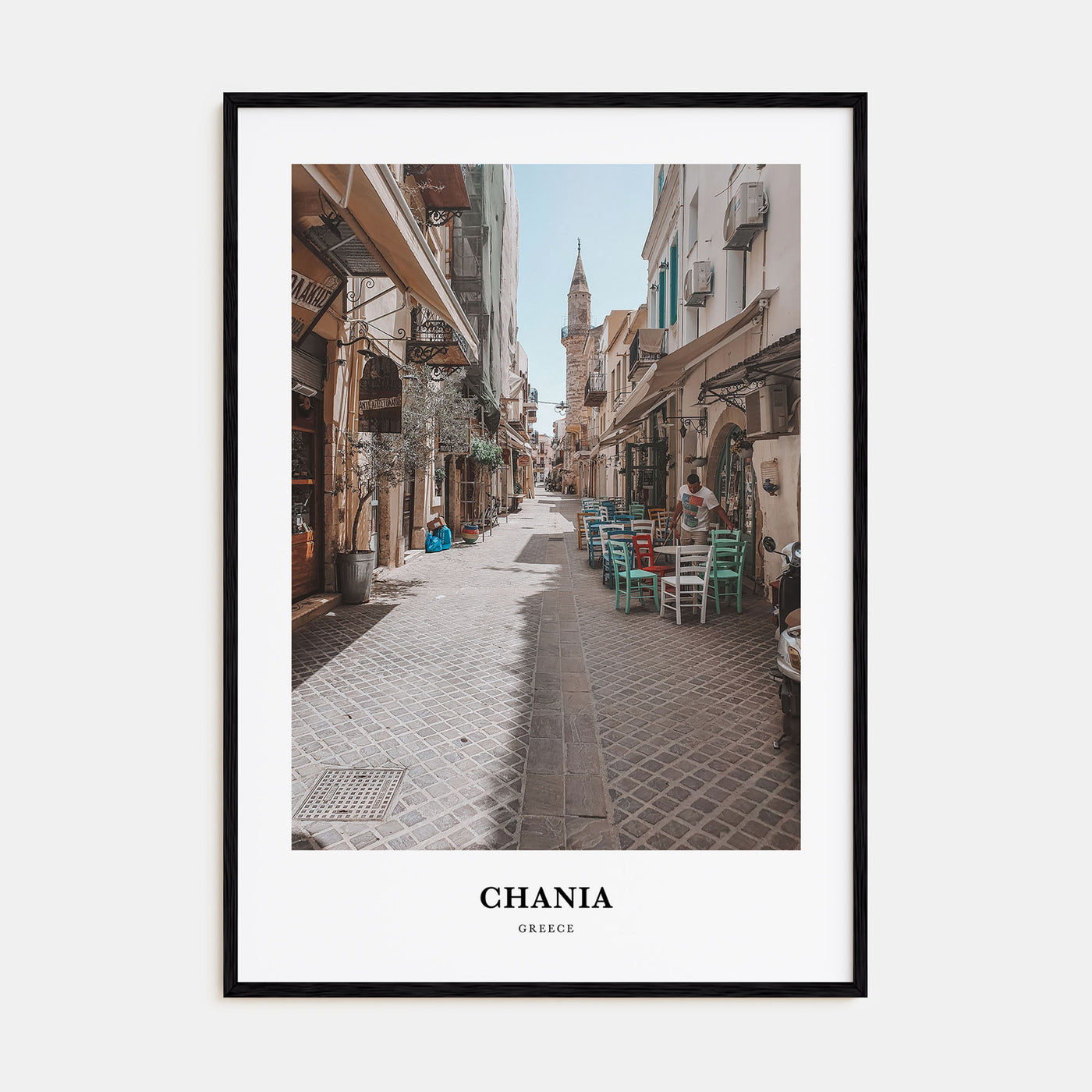 Chania Portrait Color Poster