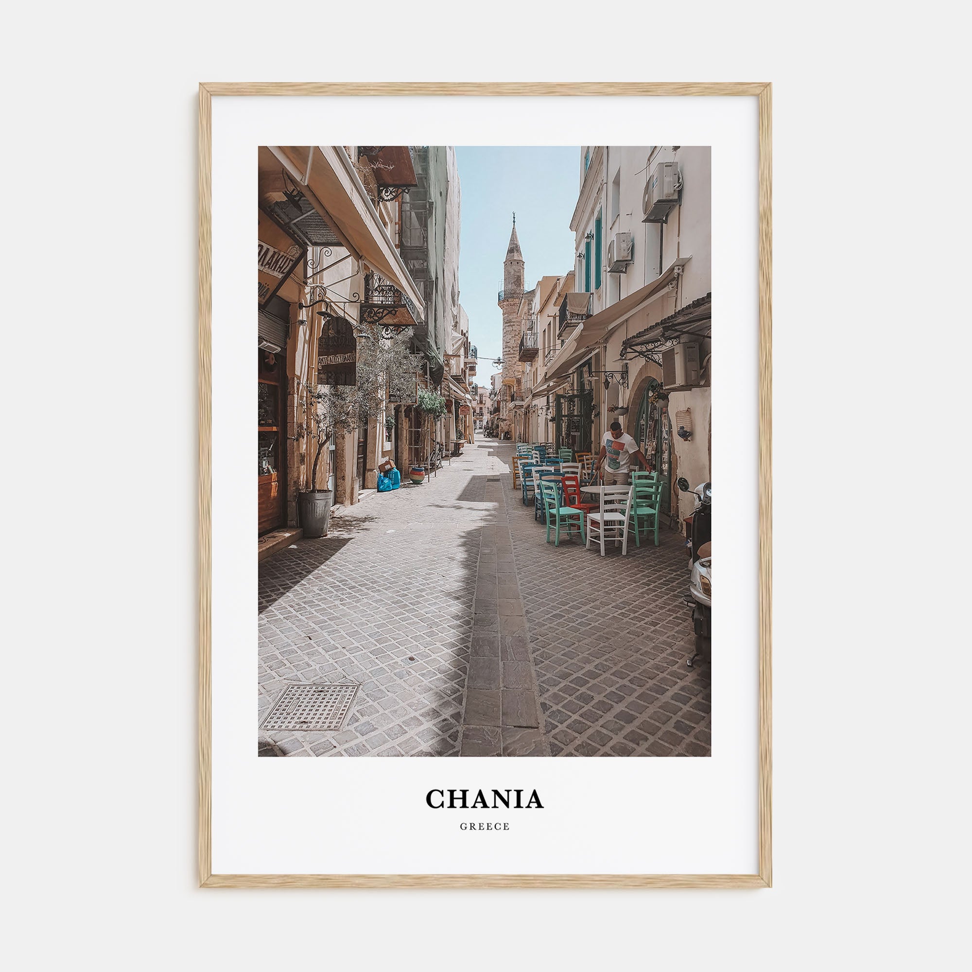 Chania Portrait Color Poster