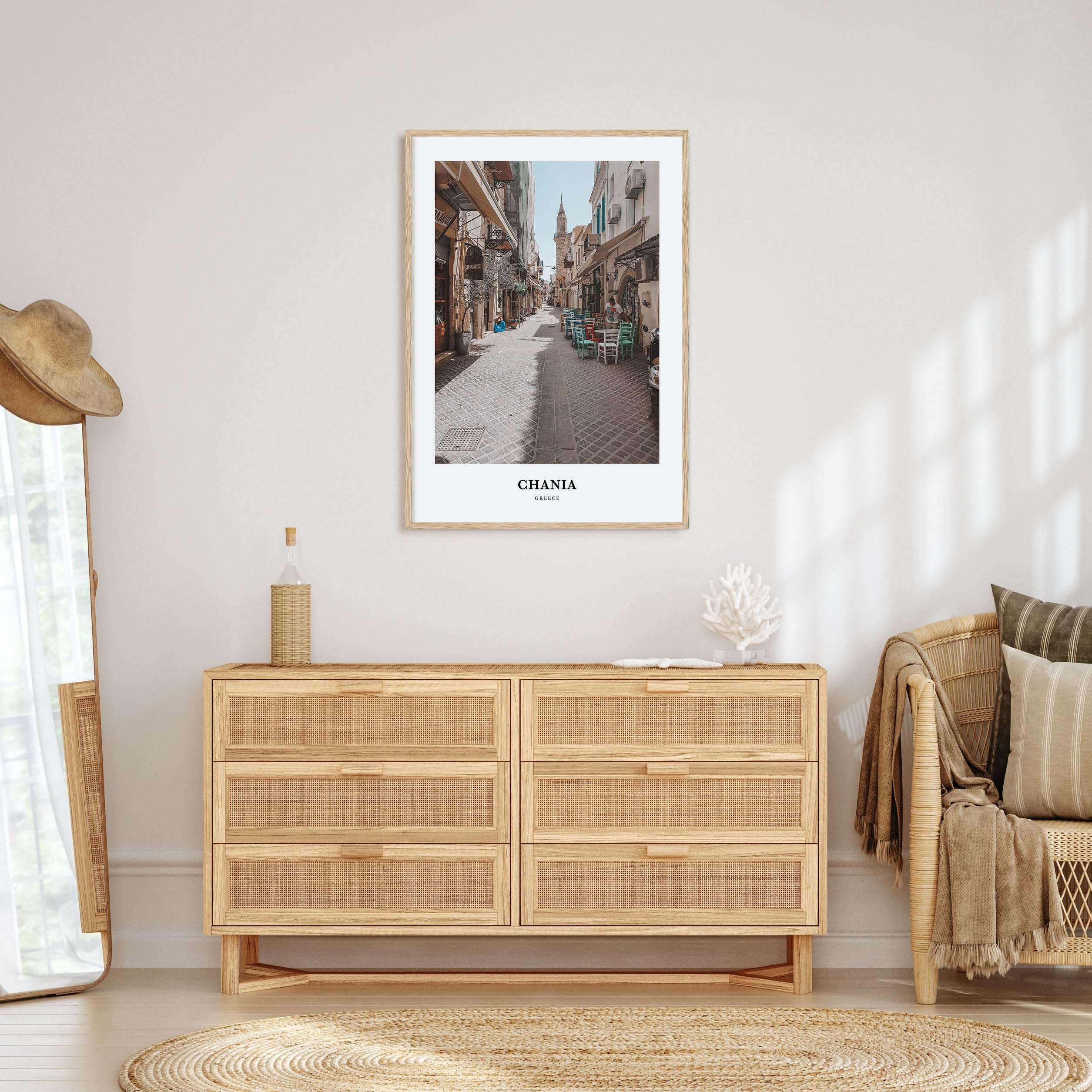 Chania Portrait Color Poster