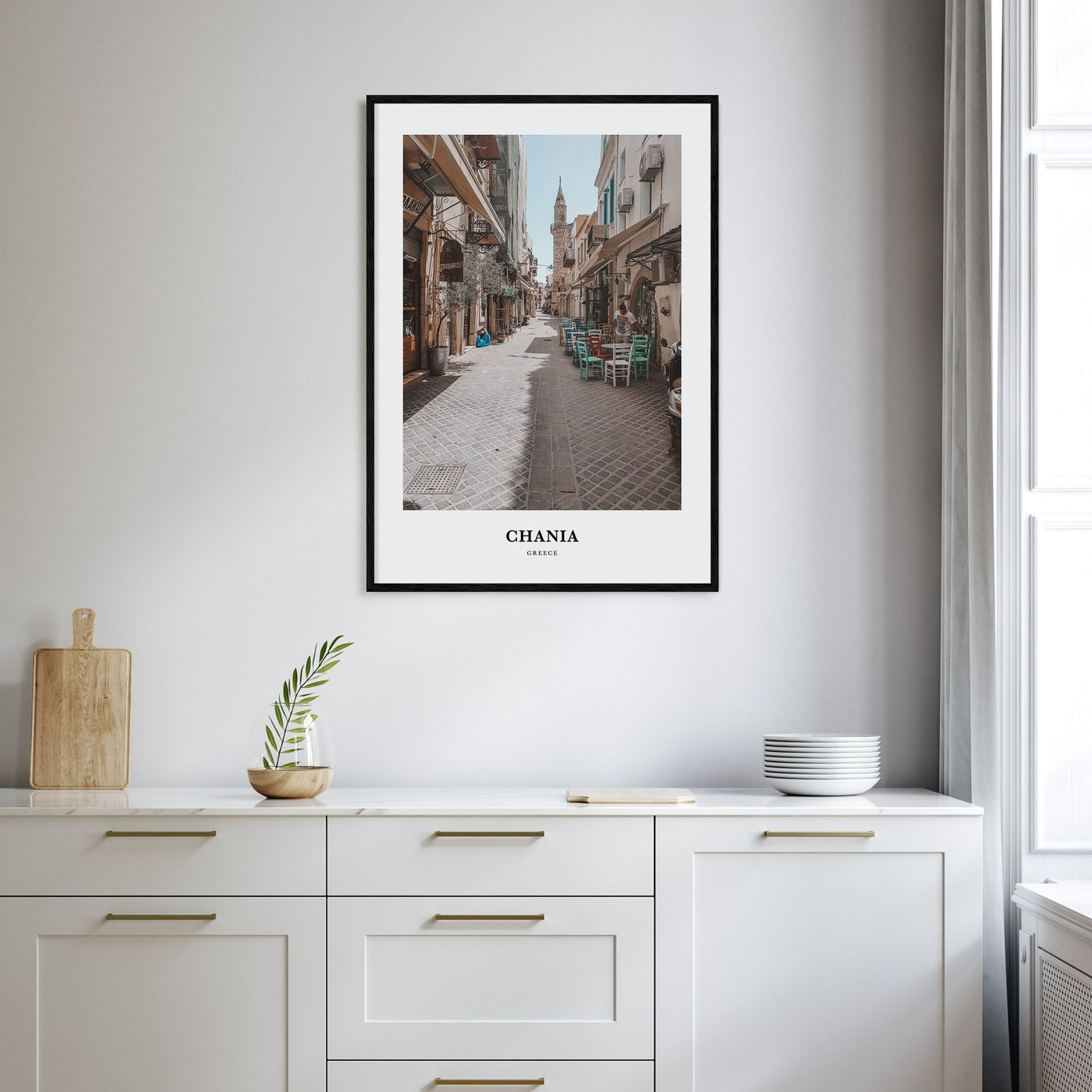 Chania Portrait Color Poster