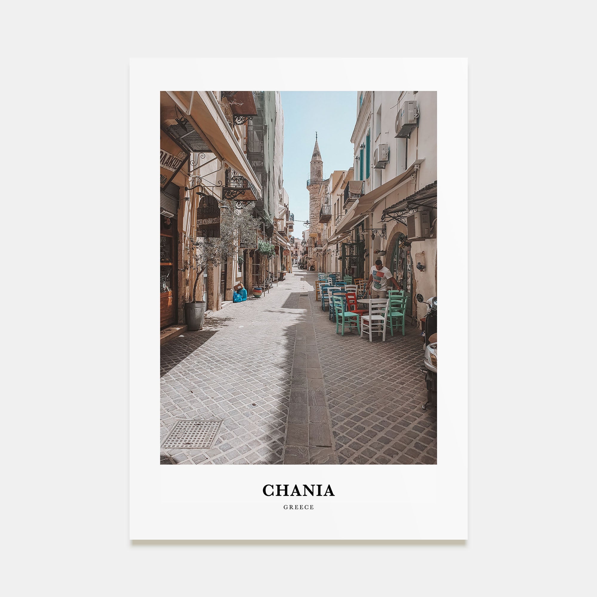 Chania Portrait Color Poster