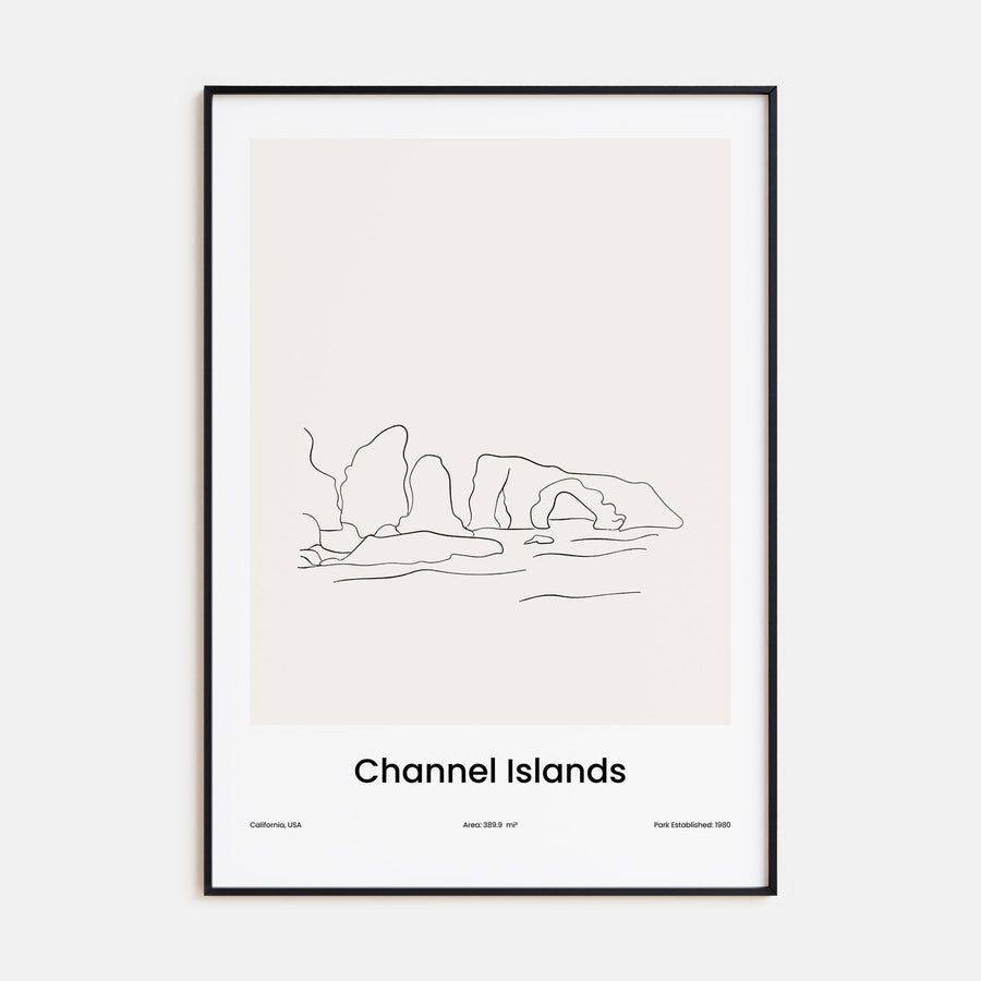 Channel Islands, California Drawn Poster
