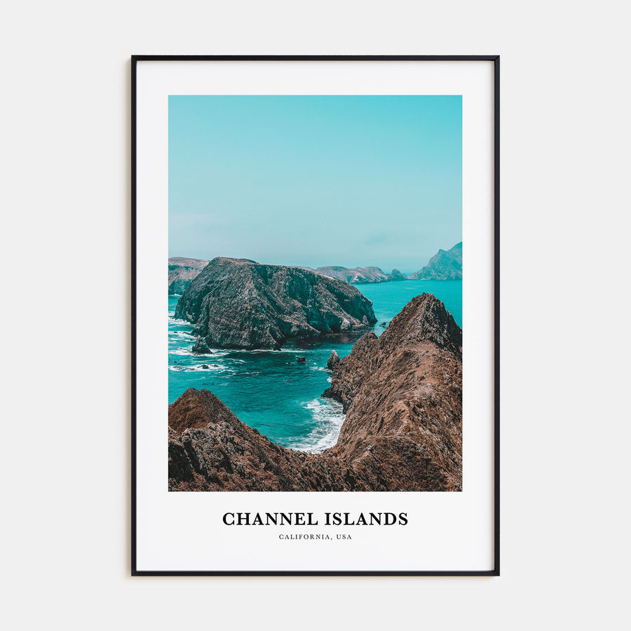 Channel Islands, California Portrait Color Poster