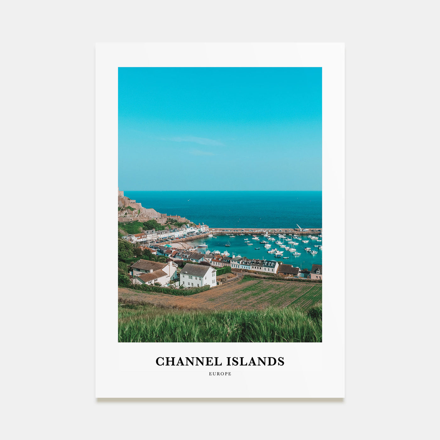 Channel Islands, England Portrait Color Poster