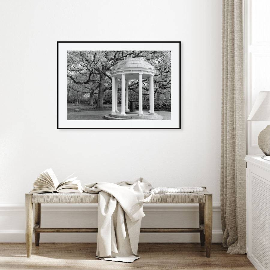 Chapel Hill Landscape B&W Poster