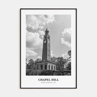 Chapel Hill Portrait B&W Poster