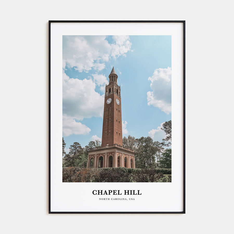 Chapel Hill Portrait Color Poster
