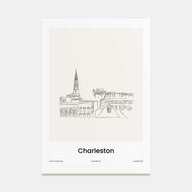 Charleston, South Carolina Drawn Poster