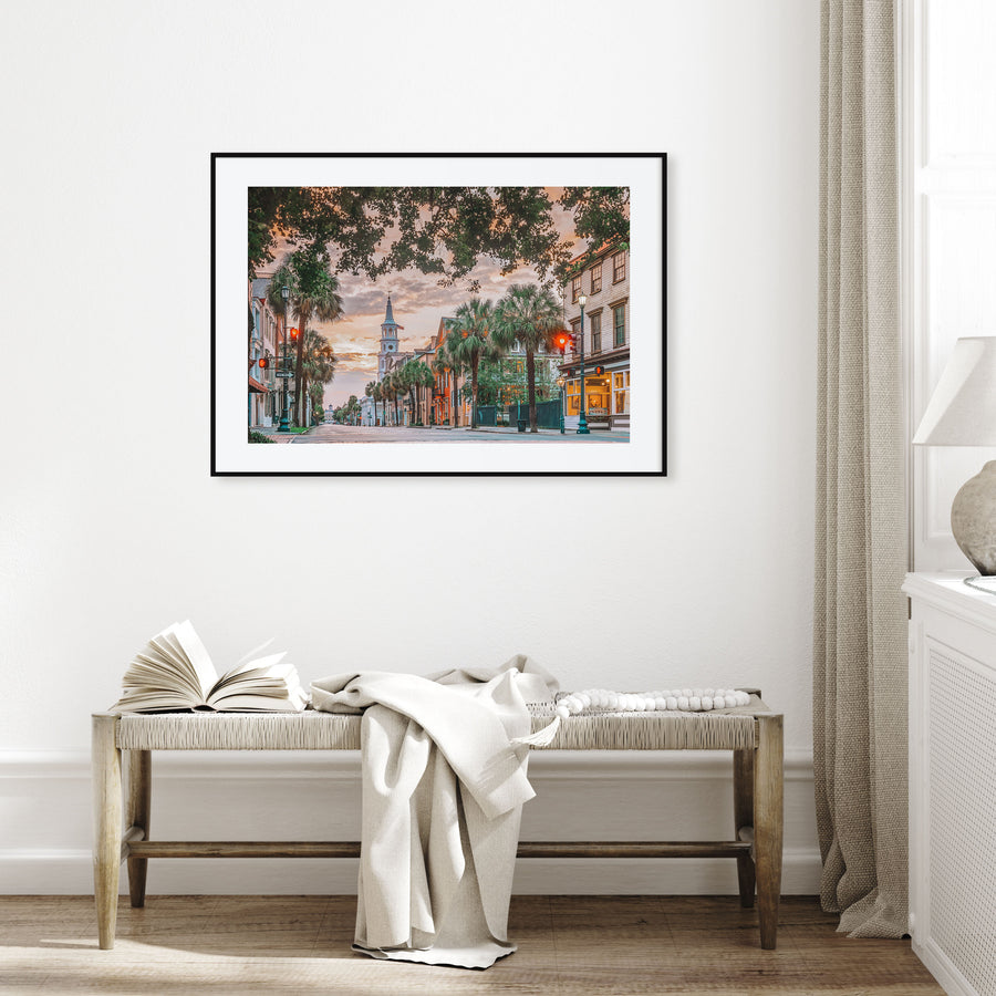 Charleston, South Carolina Landscape Color Poster