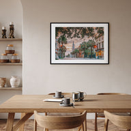 Charleston, South Carolina Landscape Color Poster