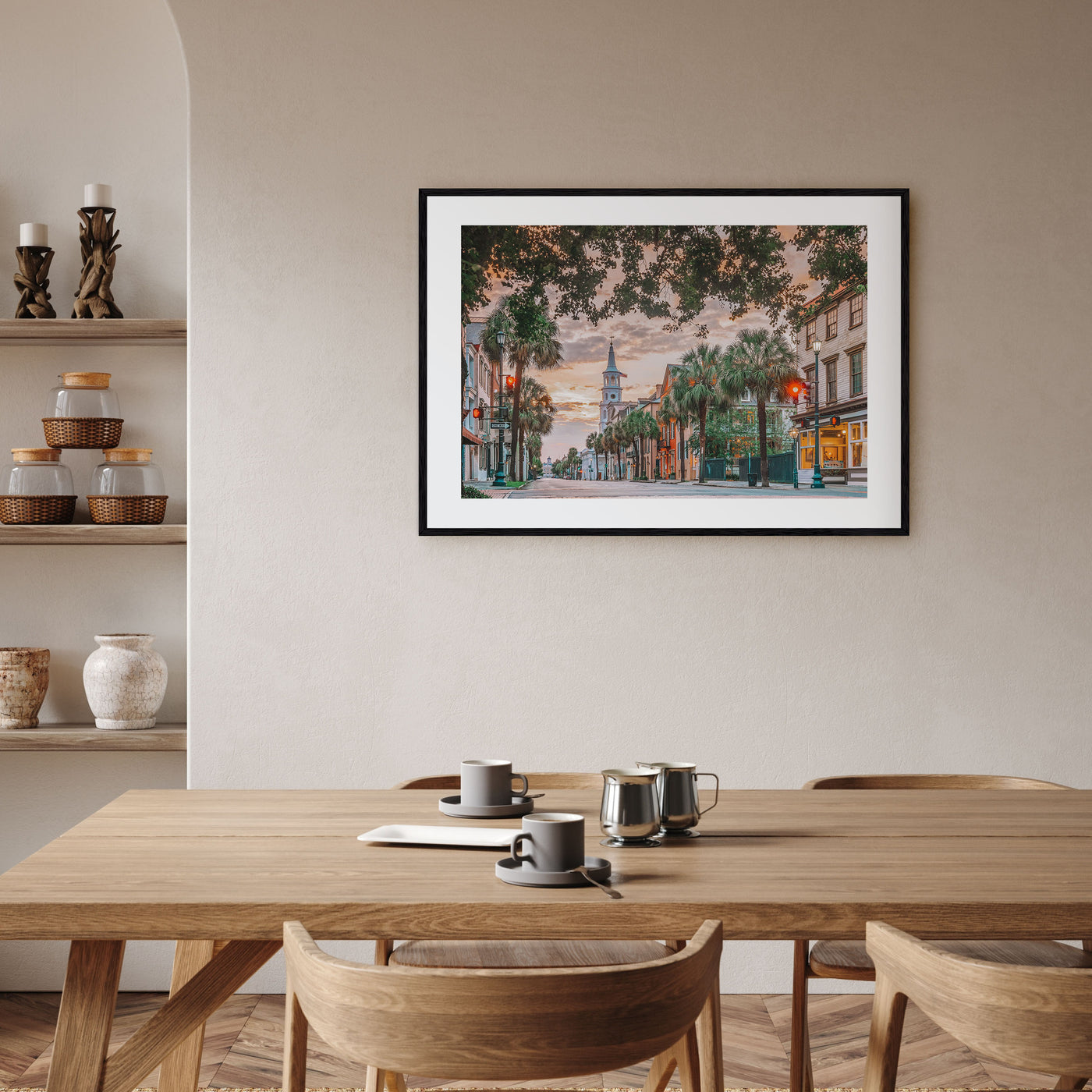 Charleston, South Carolina Landscape Color Poster