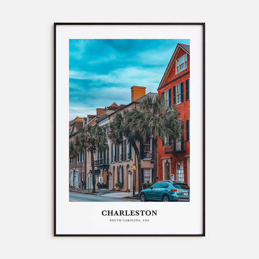 Charleston, South Carolina Portrait Color No 1 Poster