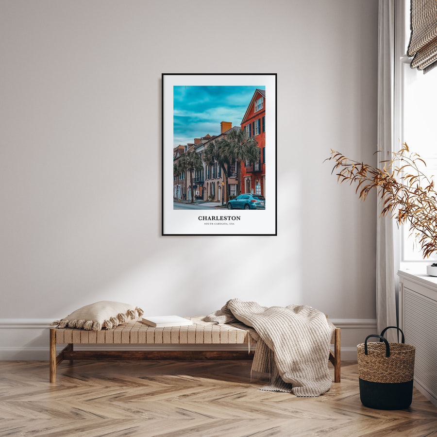 Charleston, South Carolina Portrait Color No 1 Poster