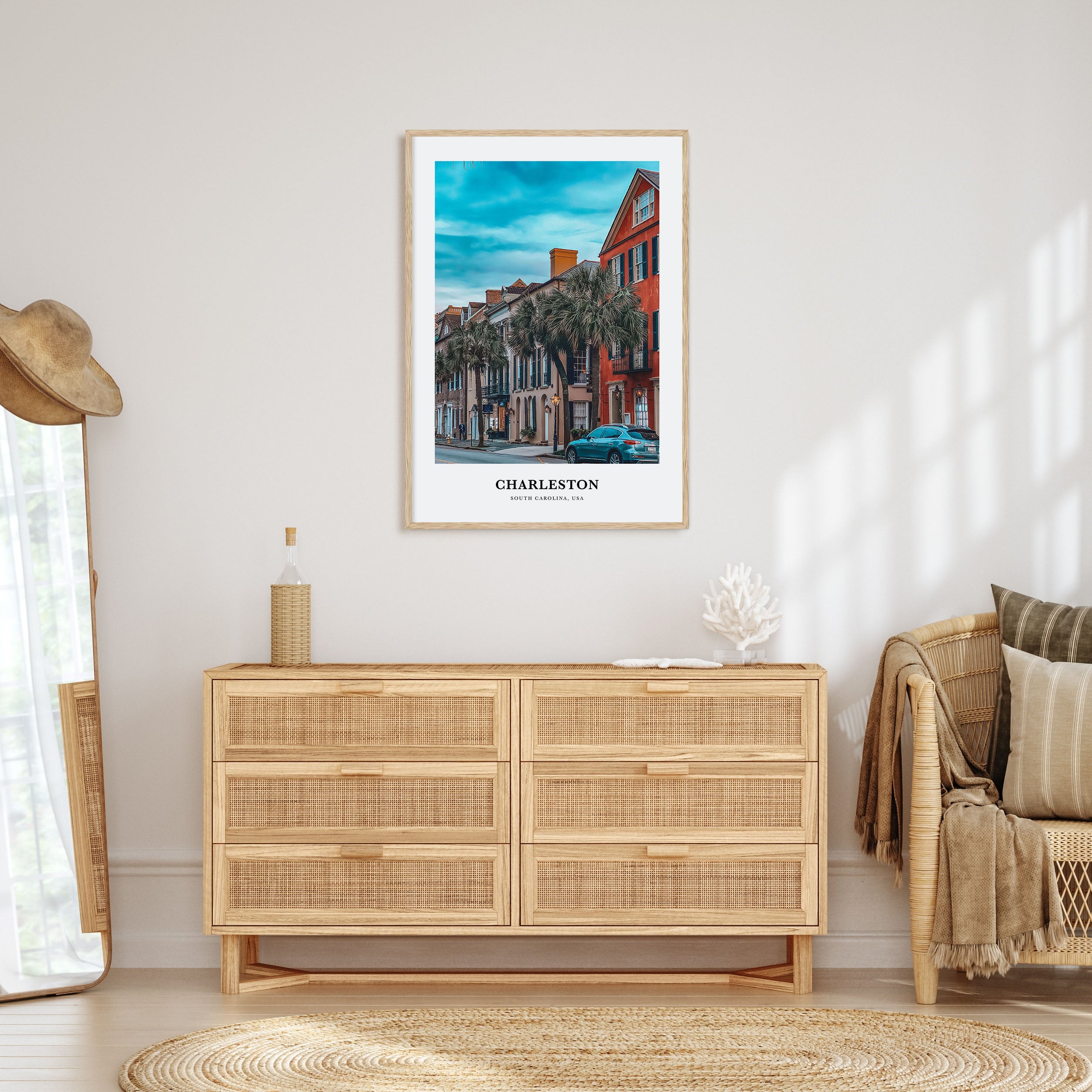 Charleston, South Carolina Portrait Color No 1 Poster