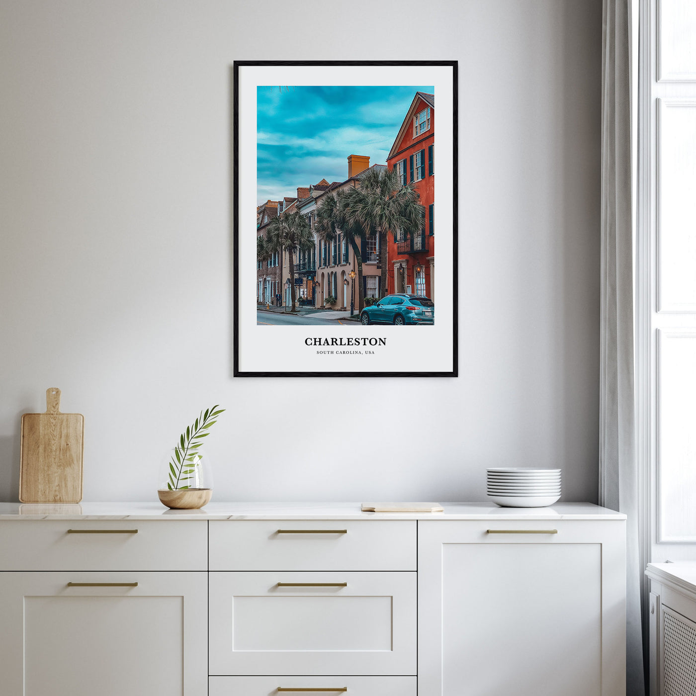 Charleston, South Carolina Portrait Color No 1 Poster