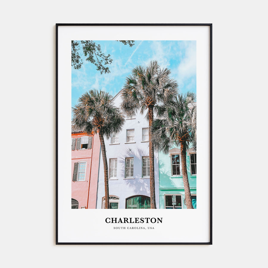 Charleston, South Carolina Portrait Color No 2 Poster