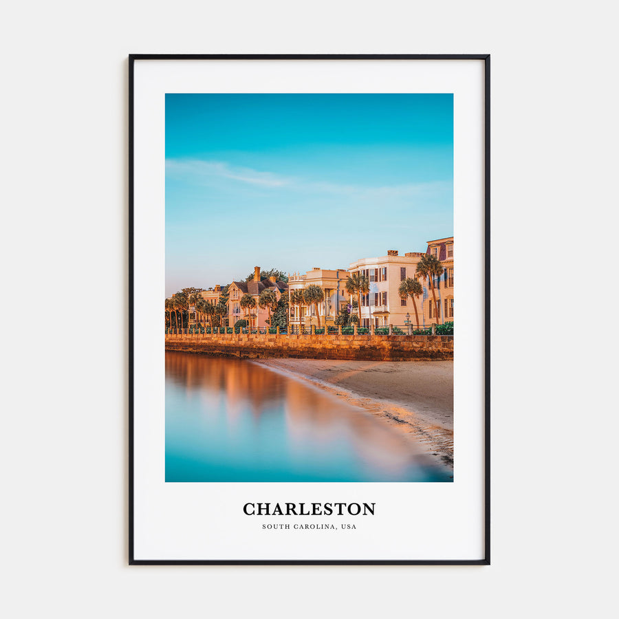 Charleston, South Carolina Portrait Color No 3 Poster