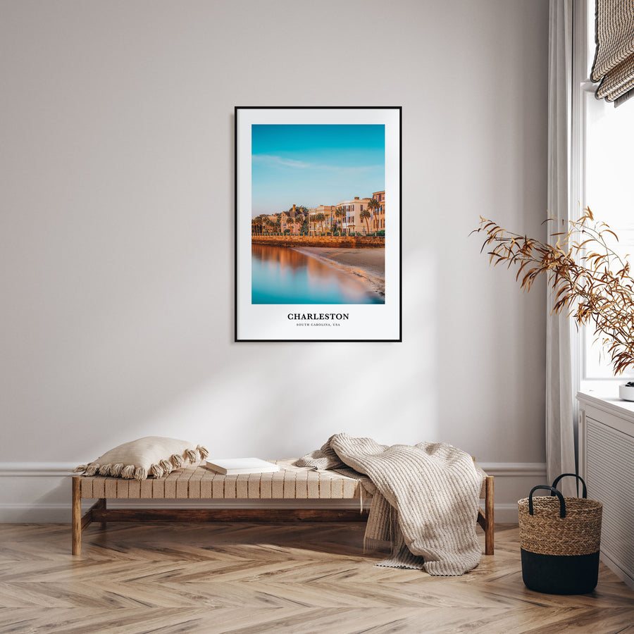 Charleston, South Carolina Portrait Color No 3 Poster