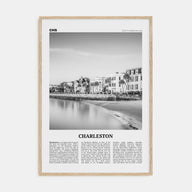 Charleston, South Carolina Travel B&W No 1 Poster