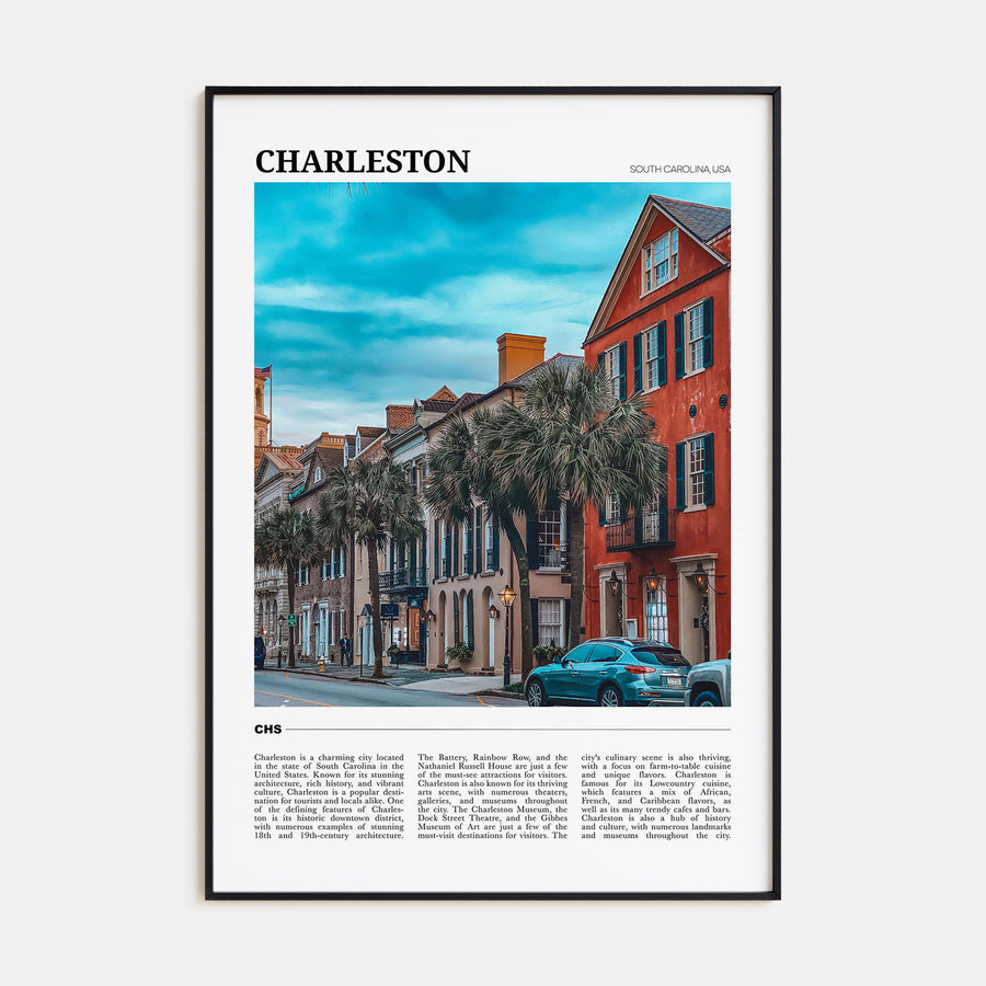 Charleston, South Carolina Travel Color No 1 Poster