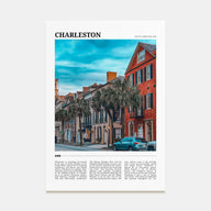 Charleston, South Carolina Travel Color No 1 Poster