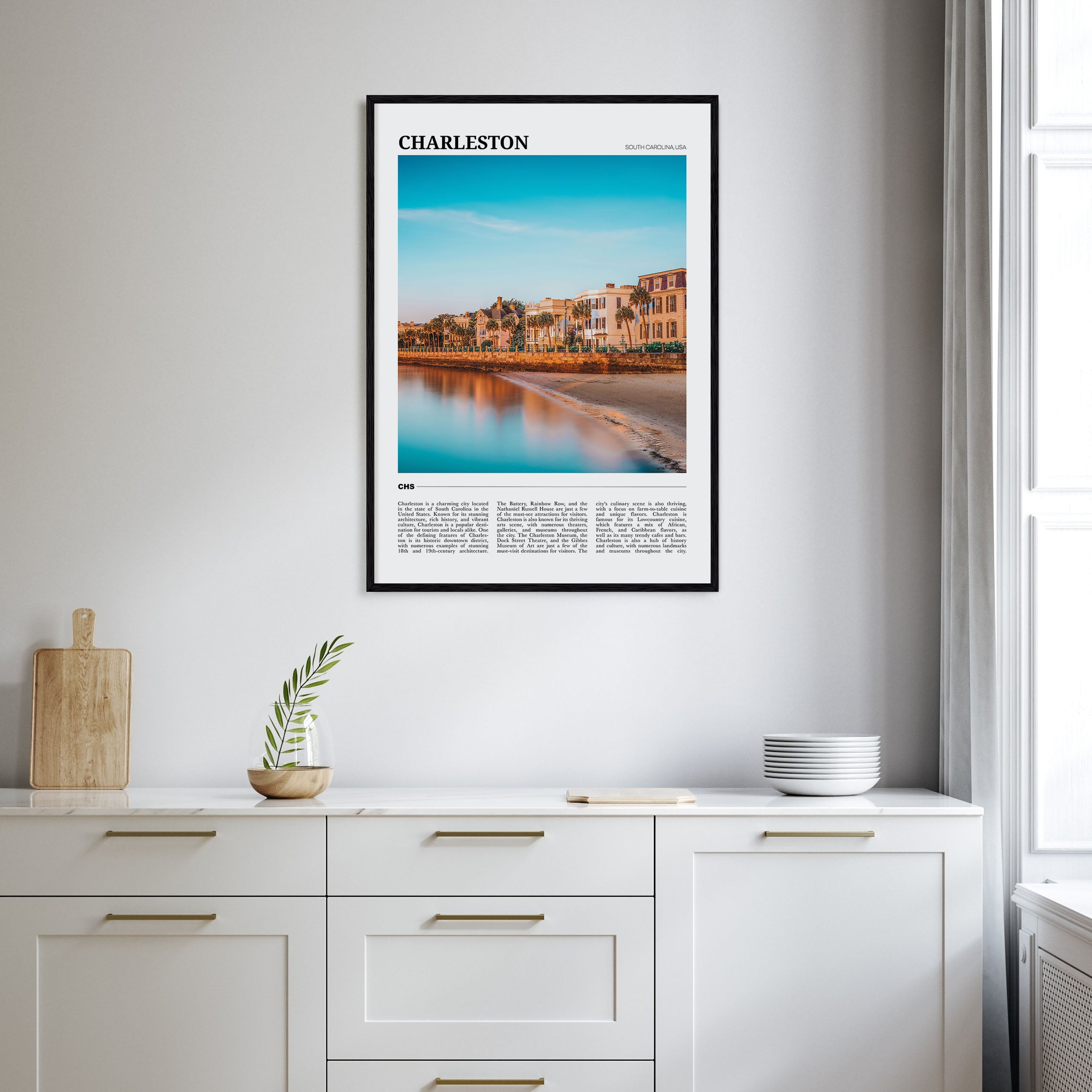 Charleston, South Carolina Travel Color No 3 Poster